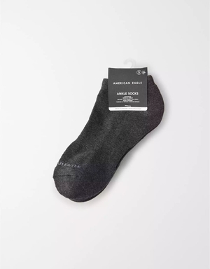 Chaussettes American Eagle AEO Low Cut 5-Pack Grise Homme | QNV-69608798